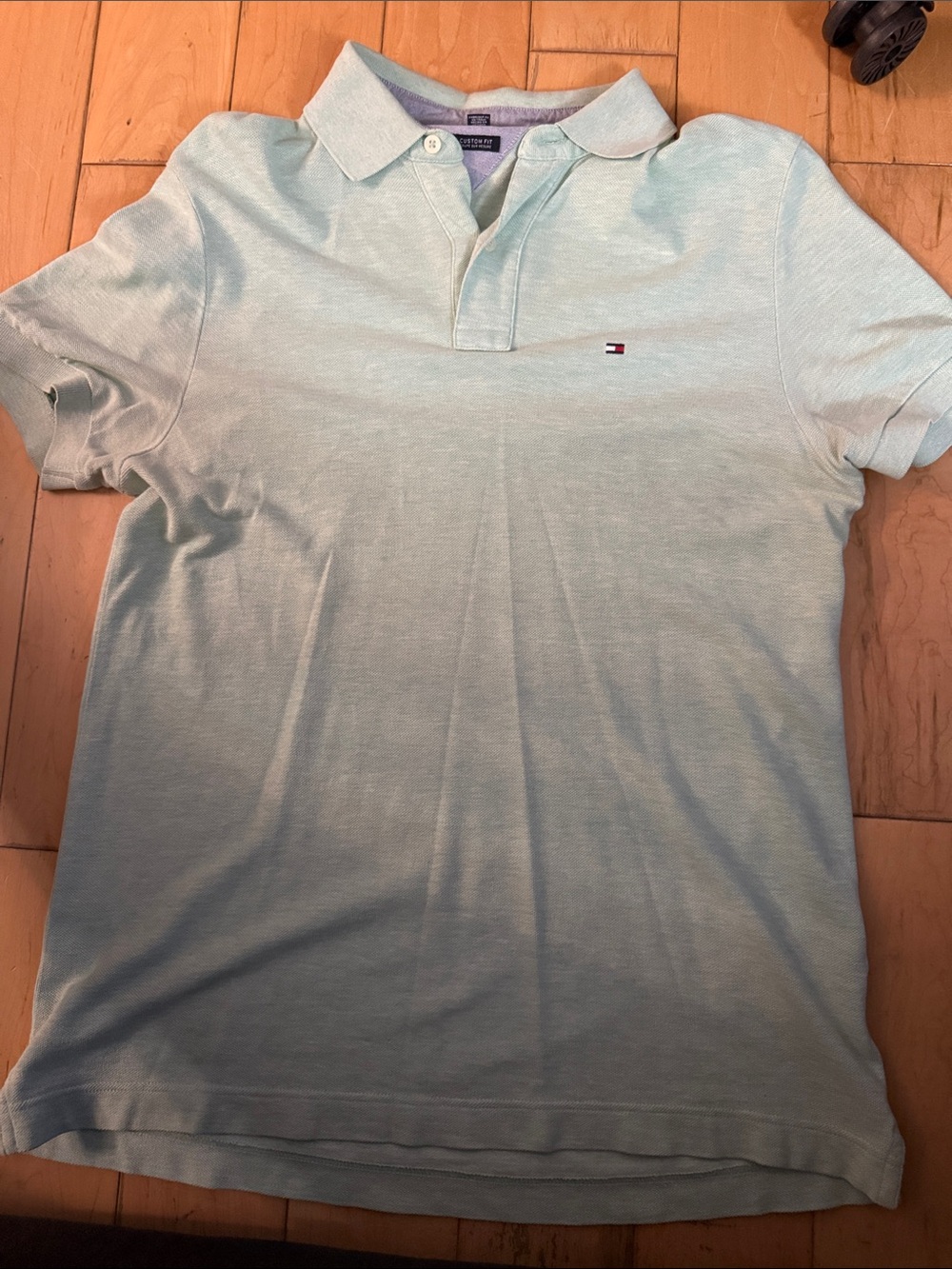 Tommy Hilfiger Men's Mint Green Polo Shirt